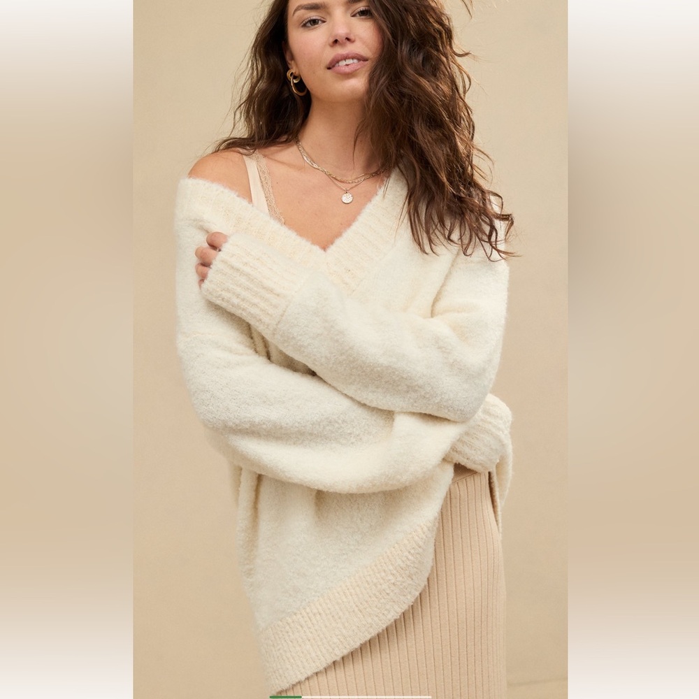 Aerie Teddy Boucle Sweater